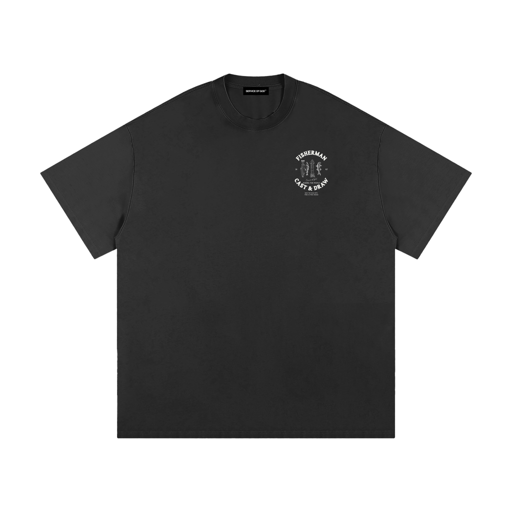 FISHERMAN HEAVYWEIGHT T-SHIRT GRAY