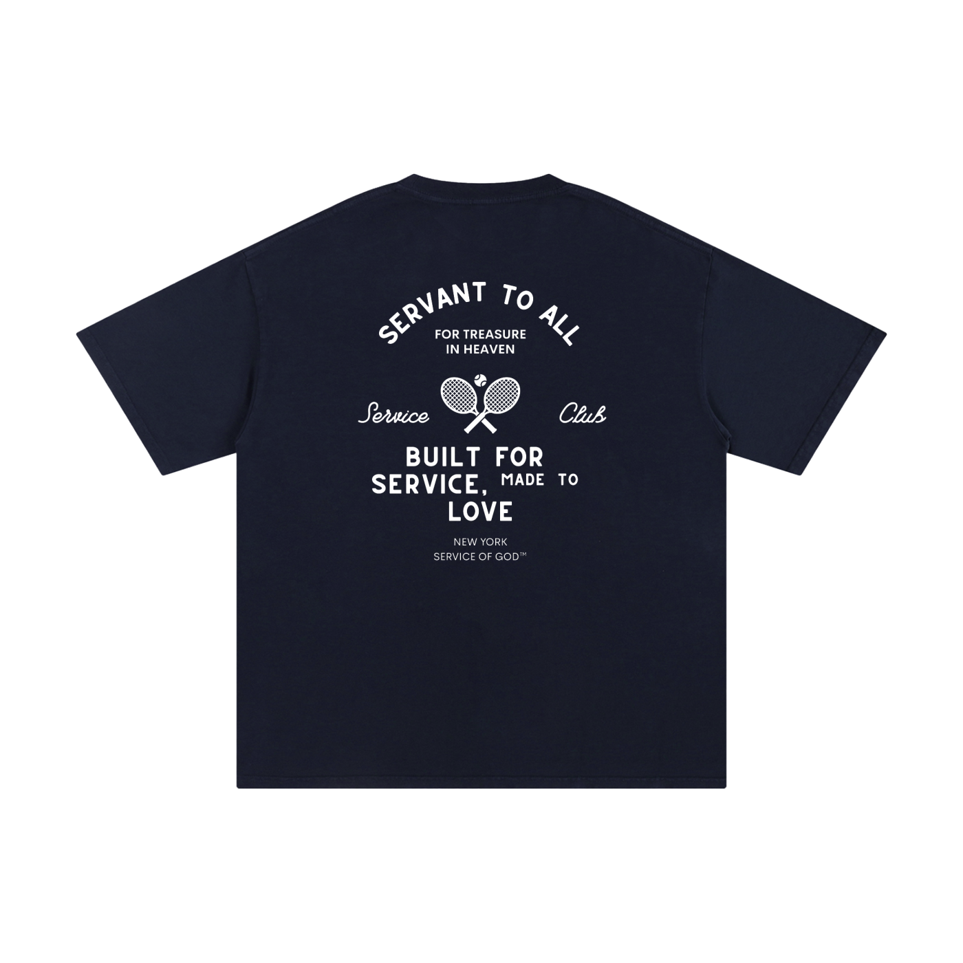 TOPS,T-SHIRT,BLUE,NAVY