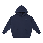 WOMENS LOVE YOUR NEIGHBOR DROP-SHOULDER HOODIE NAVY BLUE