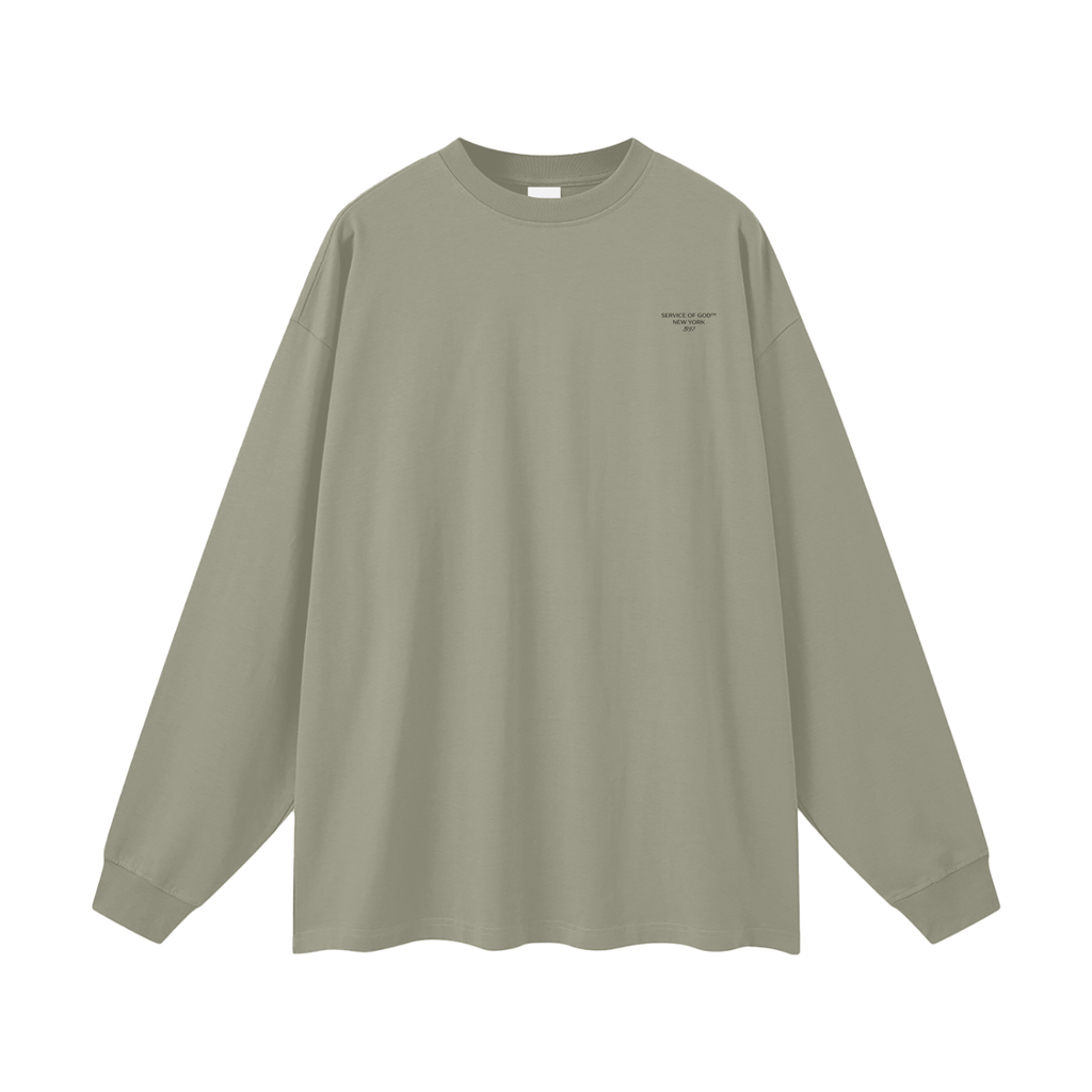 PSALM 91 LONG SLEEVE T-SHIRT OLIVE