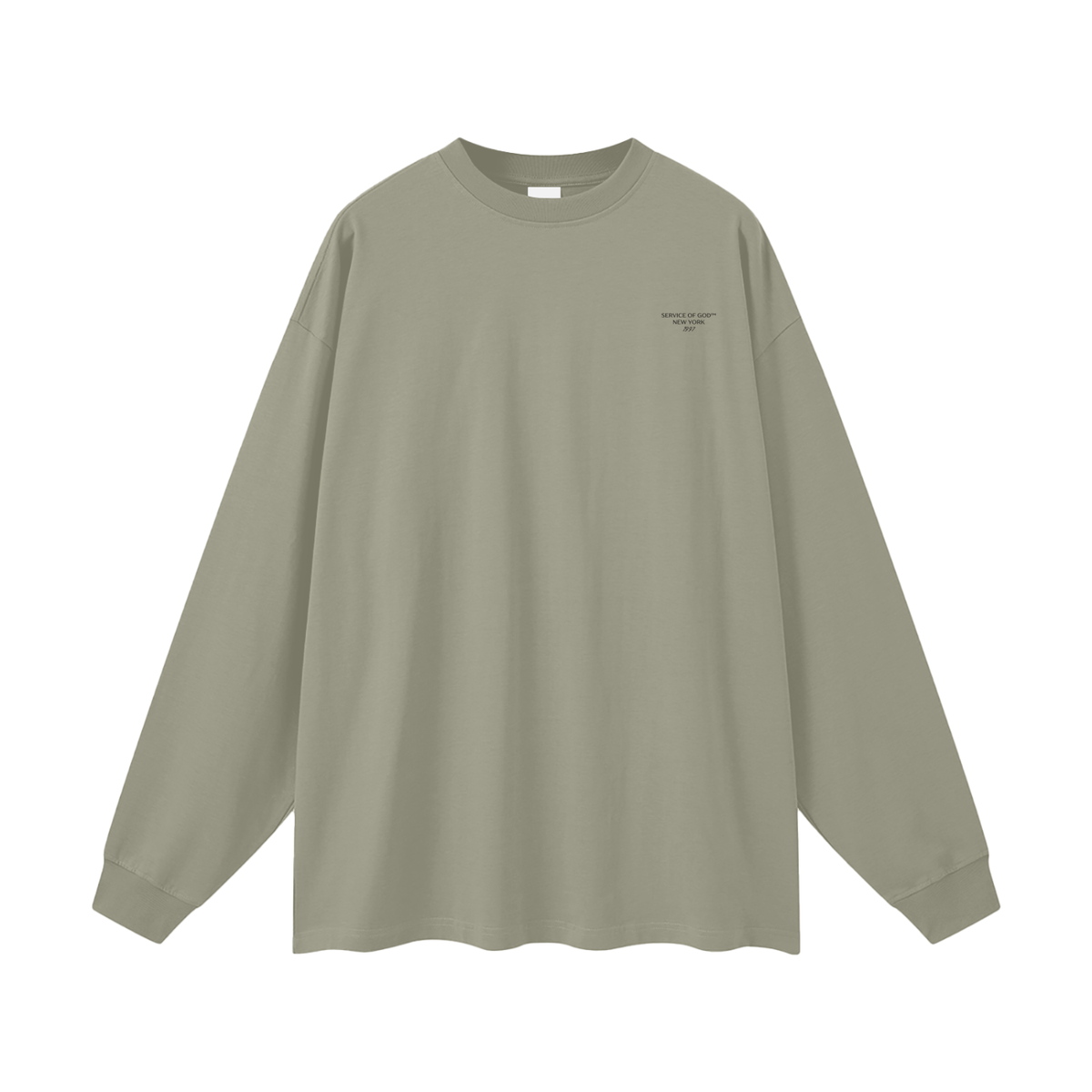 PSALM 91 LONG SLEEVE T-SHIRT OLIVE