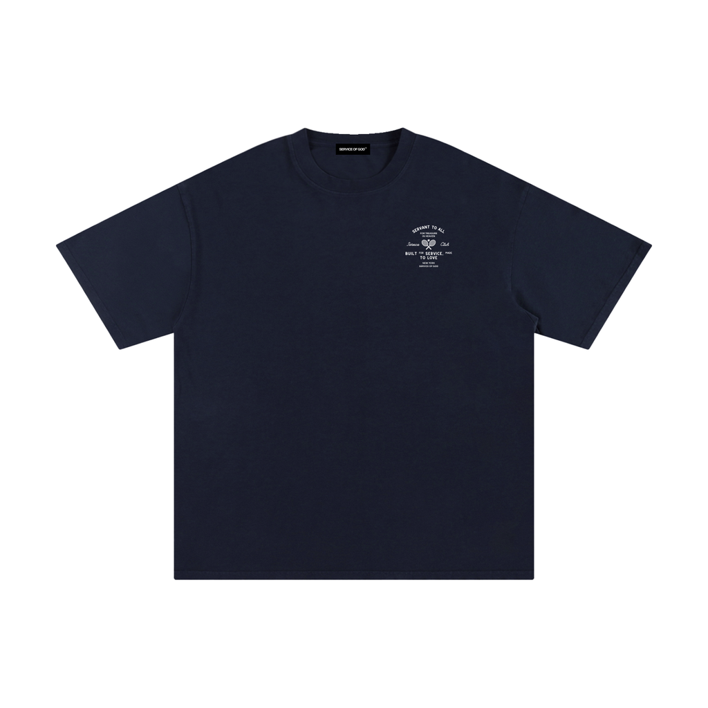 TOPS,T-SHIRT,BLUE,NAVY