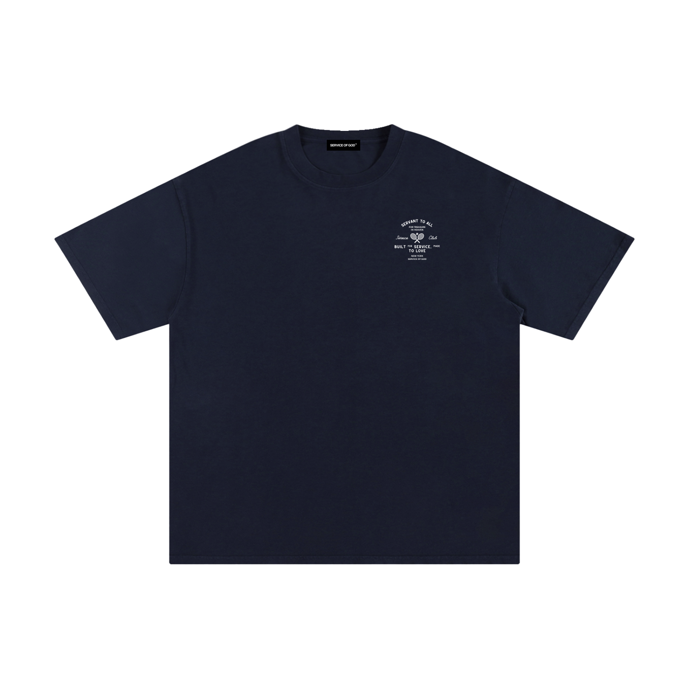 TOPS,T-SHIRT,BLUE,NAVY