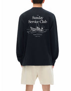 SUNDAY SERVICE CLUB LONG TEE NAVY