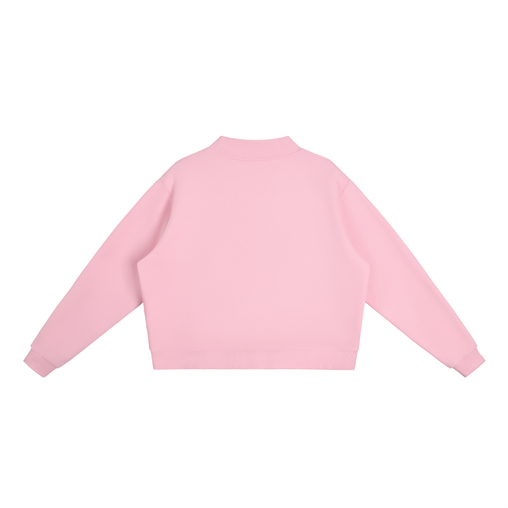 pink christian crewneck sweater