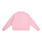 pink christian crewneck sweater