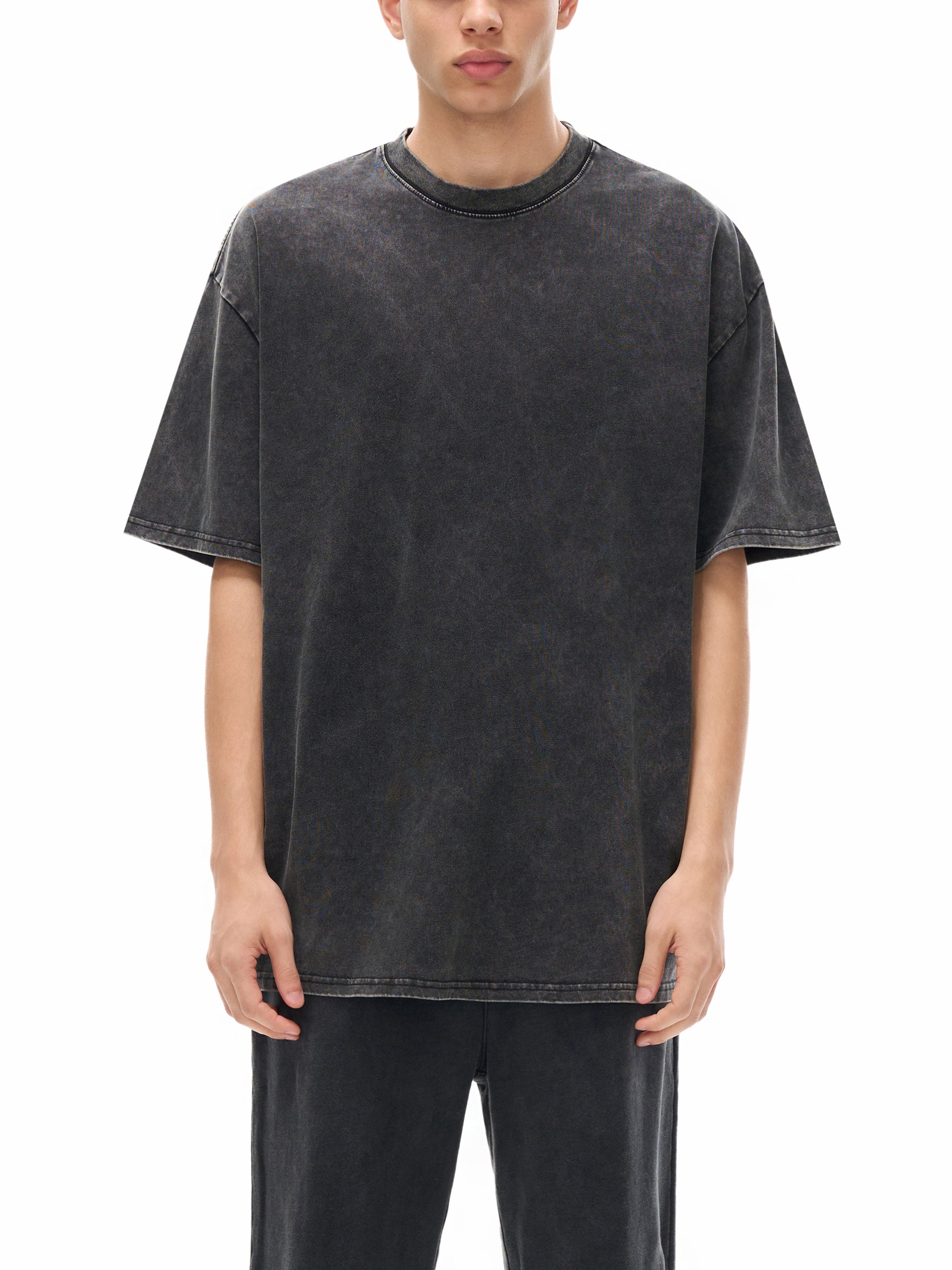 THE CLASSICS SNOW WASHED T-SHIRT BLACK