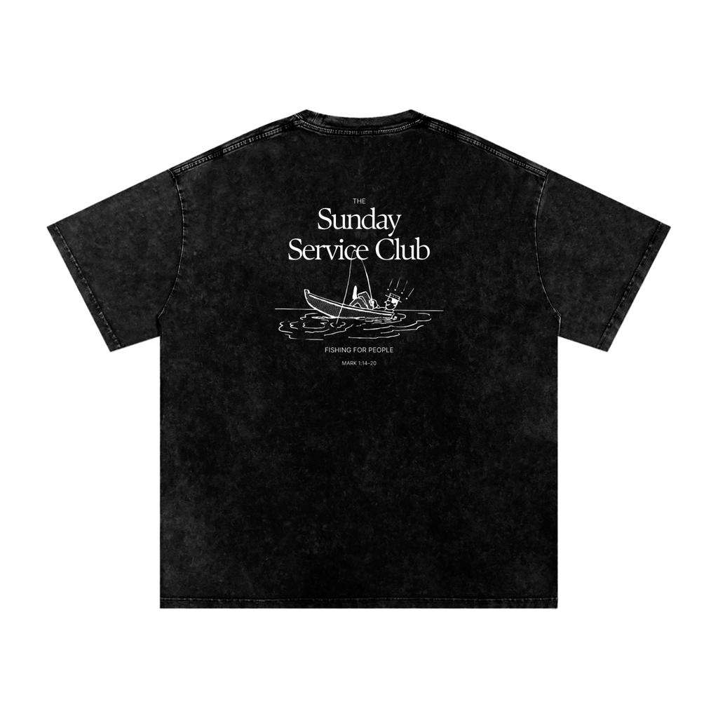 t-shirt,top,short-sleeve,grey,sunday service club,christian streetwear