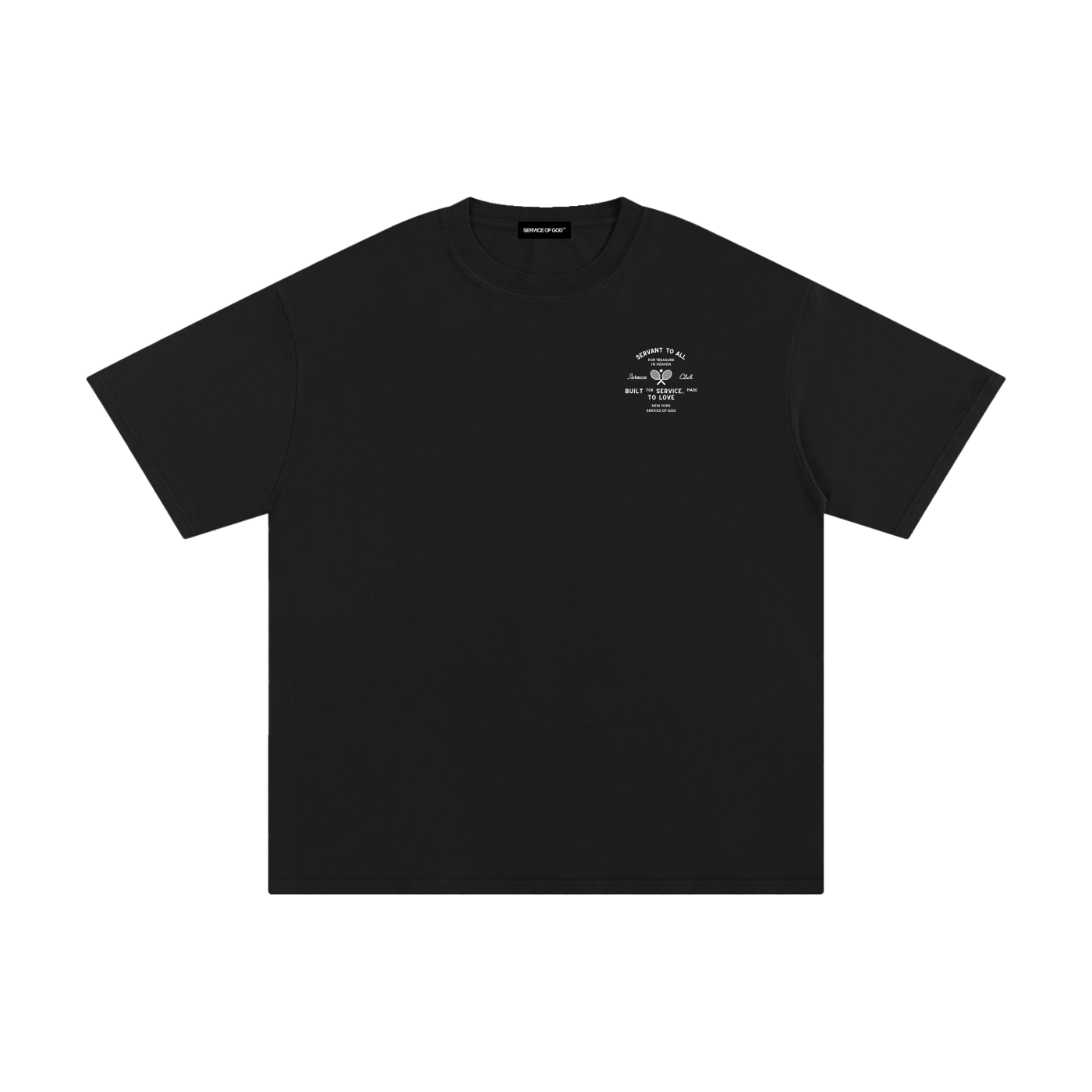 T-SHIRT,BLACK,TOPS
