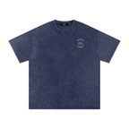 BETTER WITH JESUS  WASHED T-SHIRT ROYAL BLUE