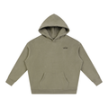Love Your Neighbor Oversized Hoodie Gray Coffee