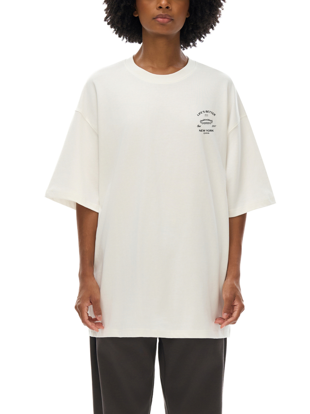 BETTER WITH JESUS TEE WHITE