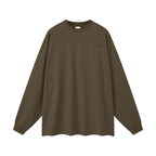 PSALM 91 LONG SLEEVE T-SHIRT BROWN