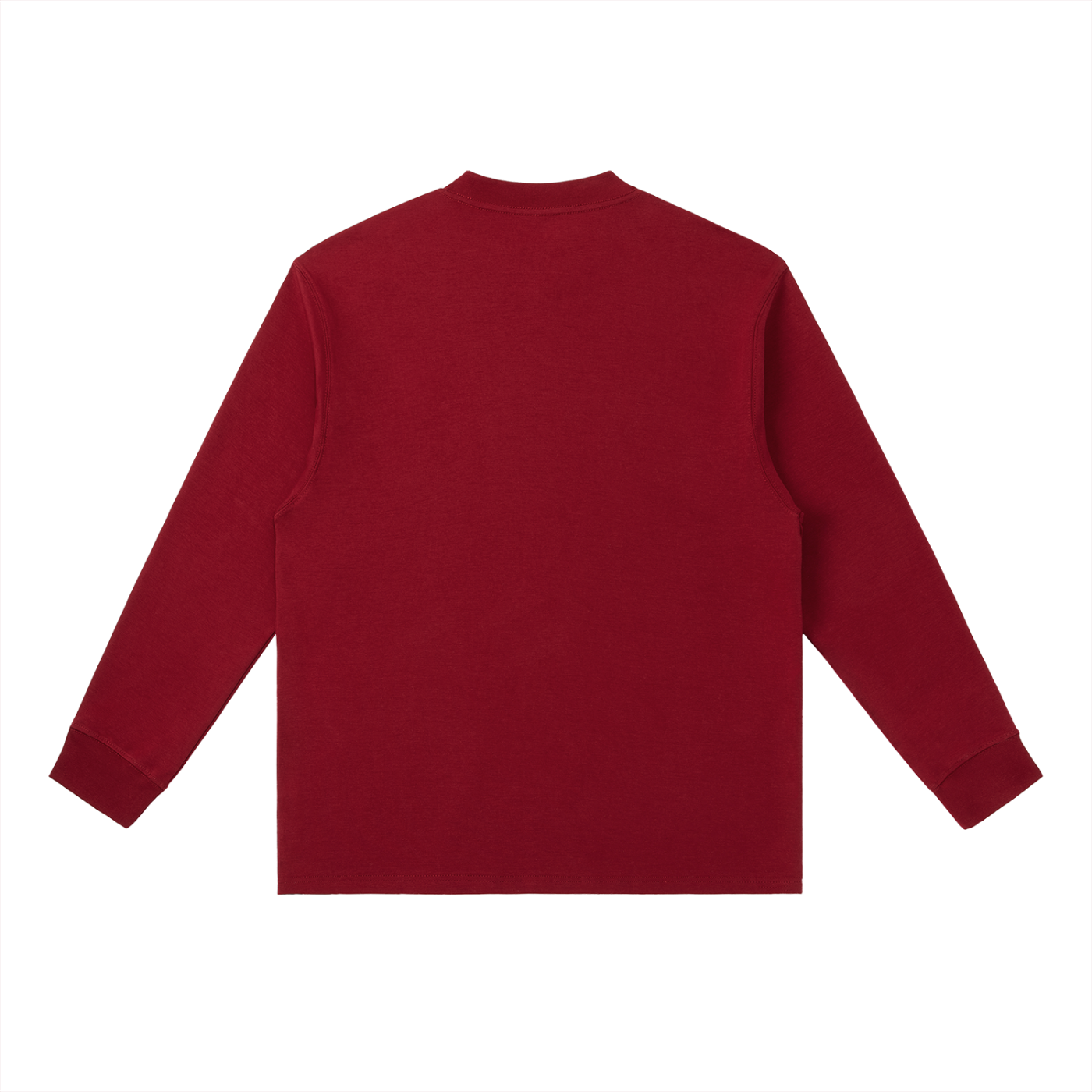 red,long sleeve,long-sleeve,tee,tops,t-shirt