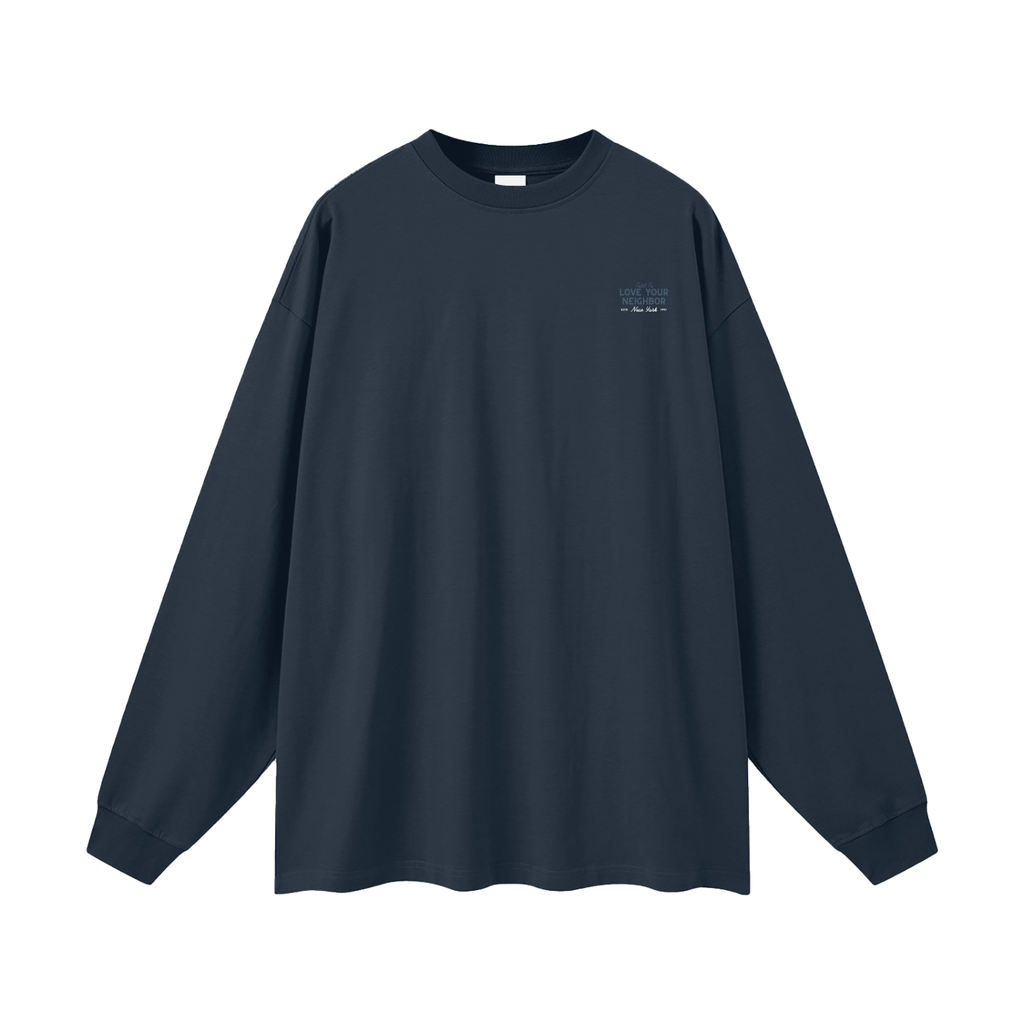 Love Your Neighbor Long-Sleeve Navy