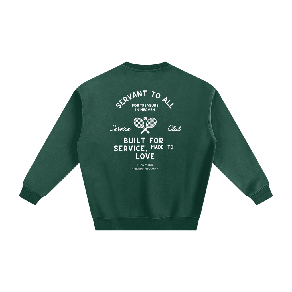 WOMENS SERVANT FOR ALL SWEATSHIRT EDEN GREEN