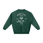 WOMENS SERVANT FOR ALL SWEATSHIRT EDEN GREEN