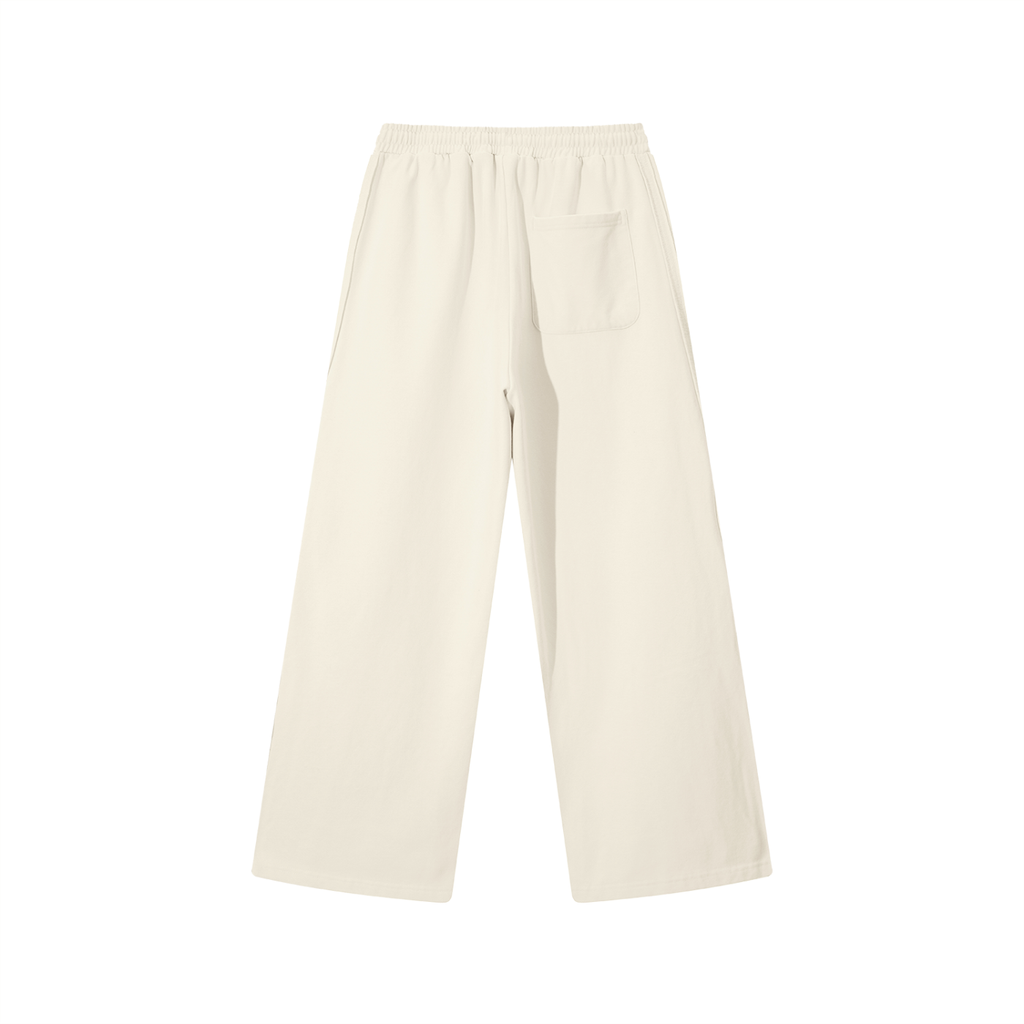 STRAIGHT CONTRAST SWEATPANTS CREAM