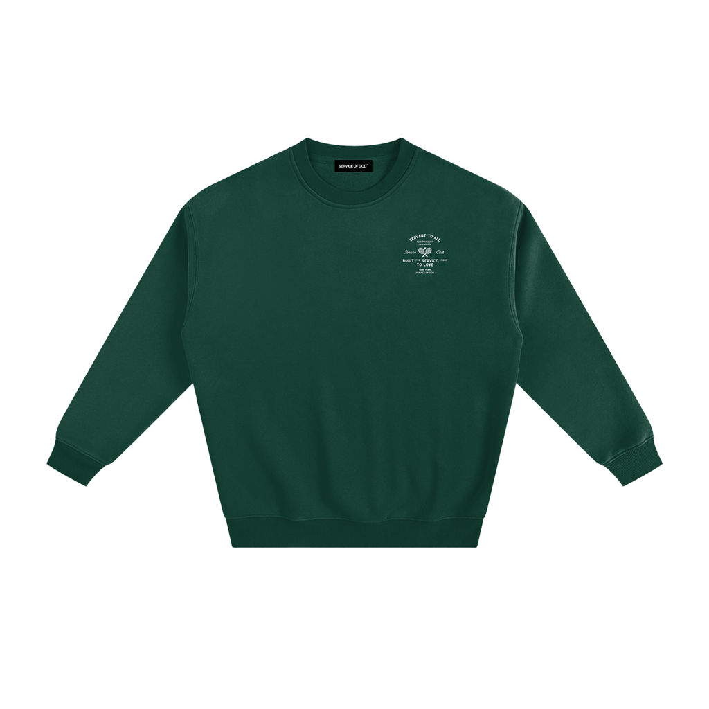 WOMENS SERVANT FOR ALL SWEATSHIRT EDEN GREEN