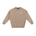 WOMENS SERVANT FOR ALL SWEATSHIRT GRAY APRICOT