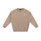 WOMENS SERVANT FOR ALL SWEATSHIRT GRAY APRICOT