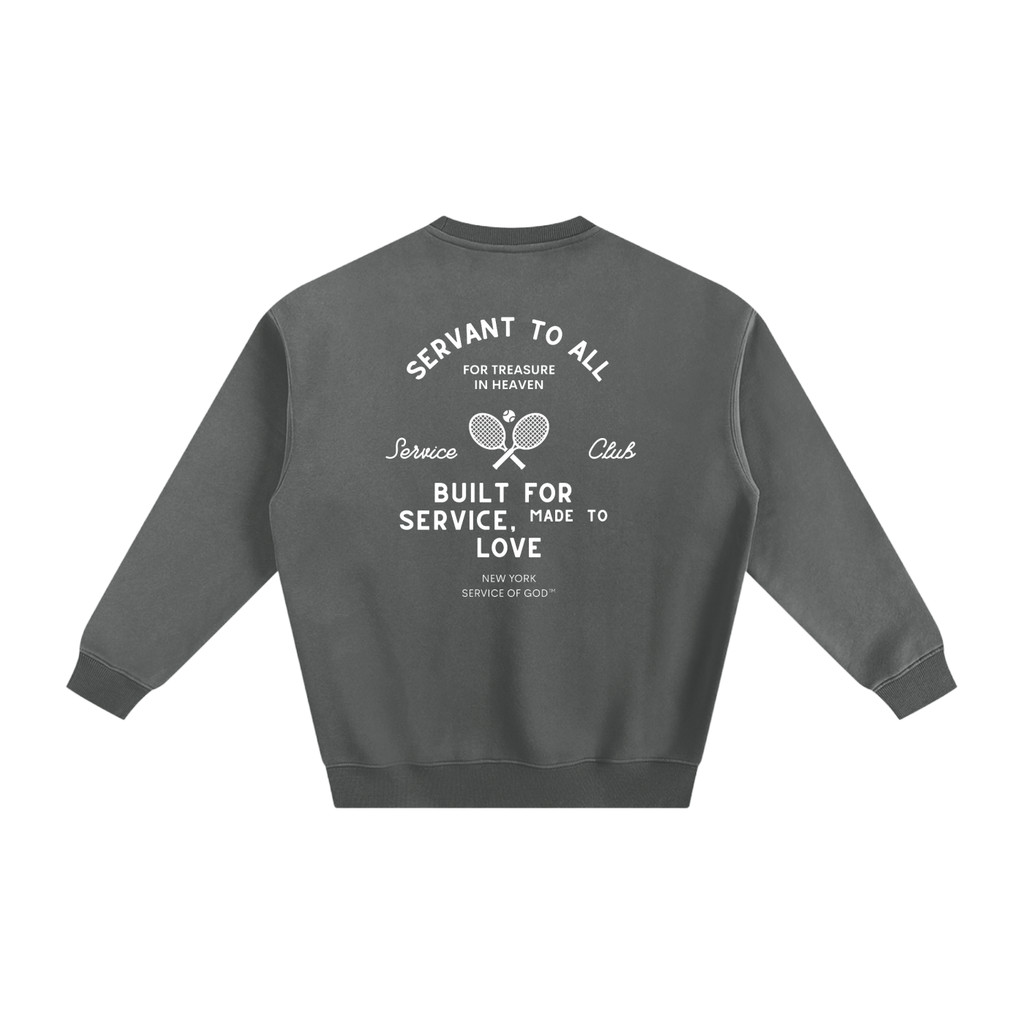WOMENS SERVANT FOR ALL SWEATSHIRT DARK GRAY