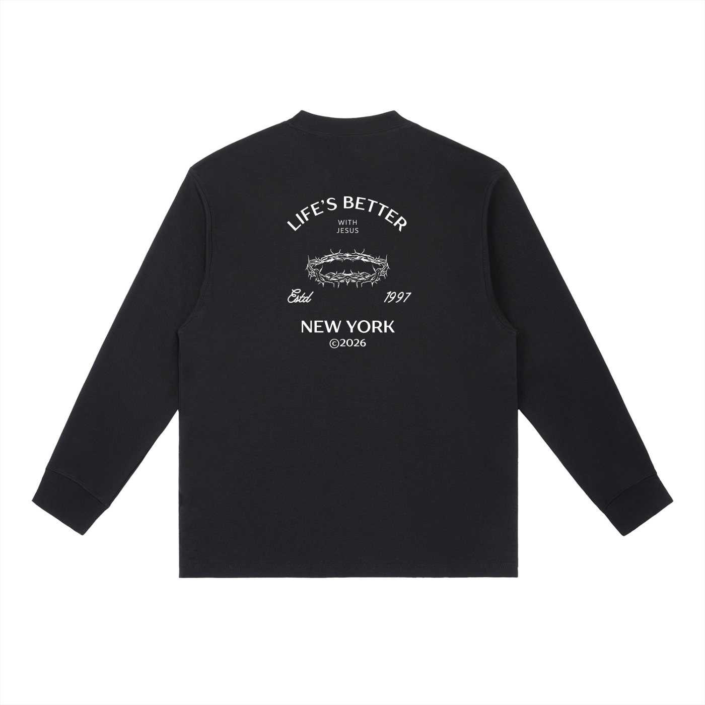 tops,t-shirt,long sleeve,black