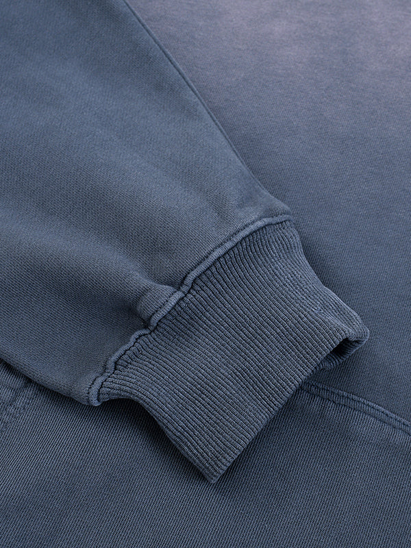 FISHERMAN HOODIE GRAY BLUE