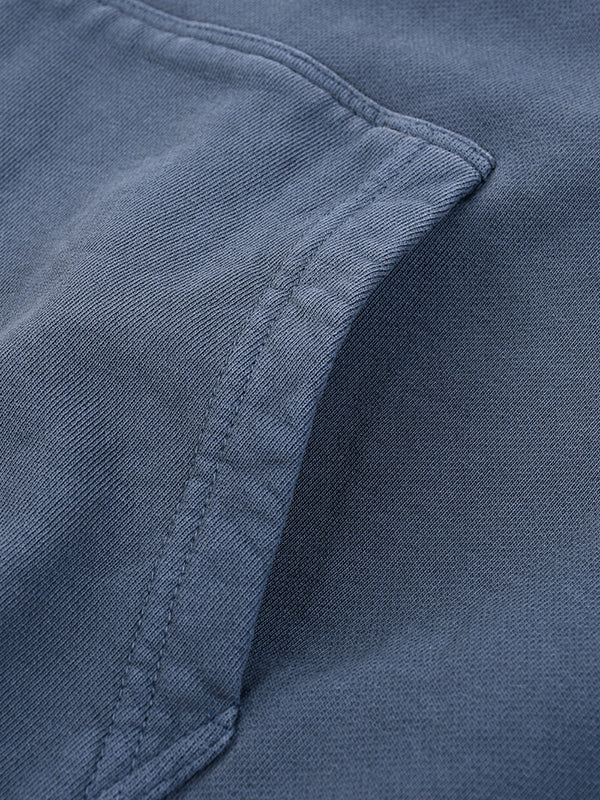 FISHERMAN HOODIE GRAY BLUE