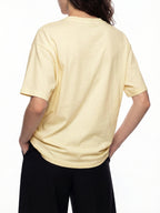 t-shirt,yellow,apricot,tee,tops