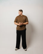 BETTER WITH JESUS T-SHIRT BROWN