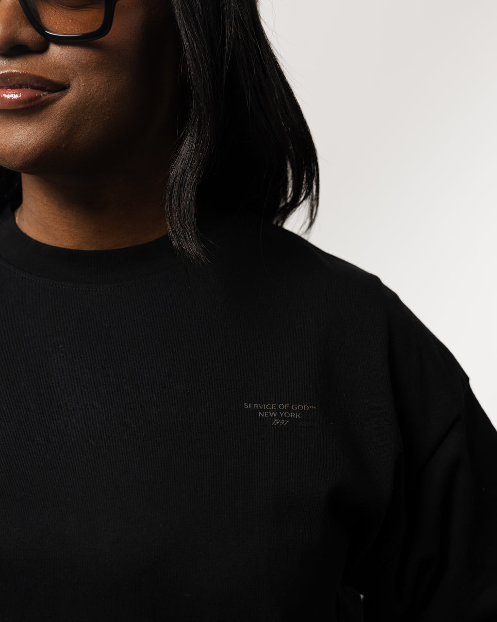 PSALM 23 LONG SLEEVE T-SHIRT BLACK
