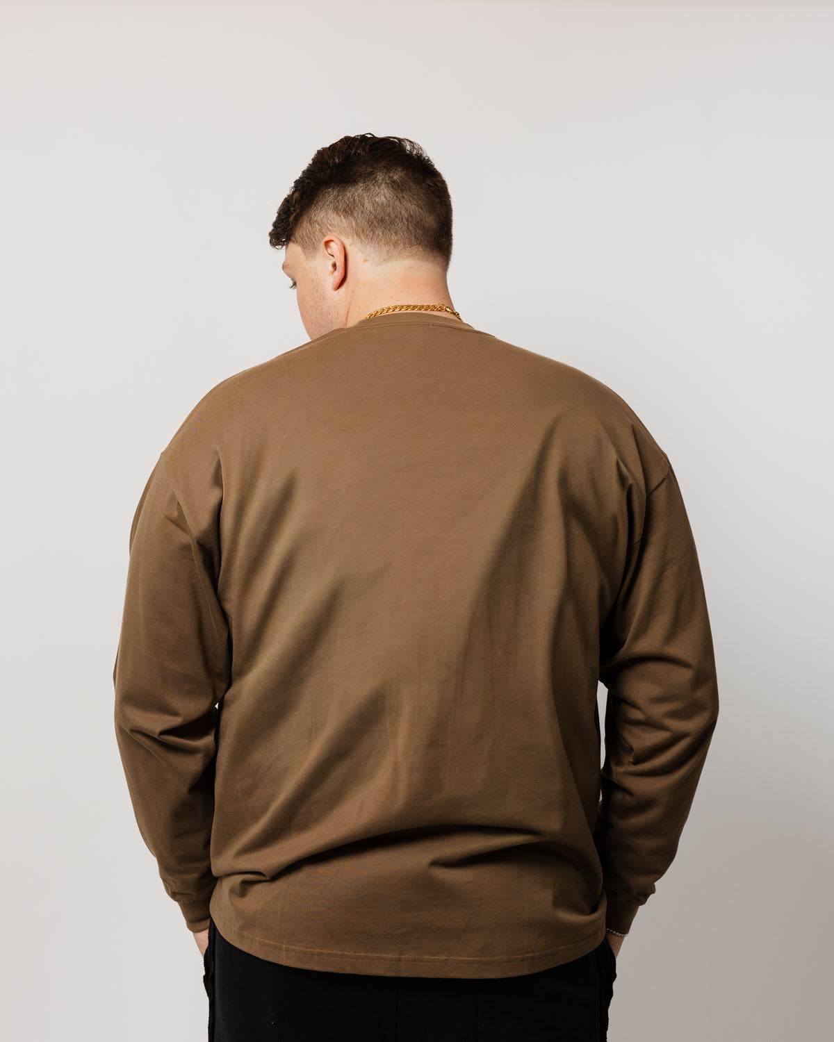 Love Your Neighbor Long-Sleeve Brown