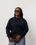 WOMENS LOVE YOUR NEIGHBOR LONG SLEEVE NAVY BLUE