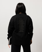 PSALM 23 LONG SLEEVE T-SHIRT BLACK