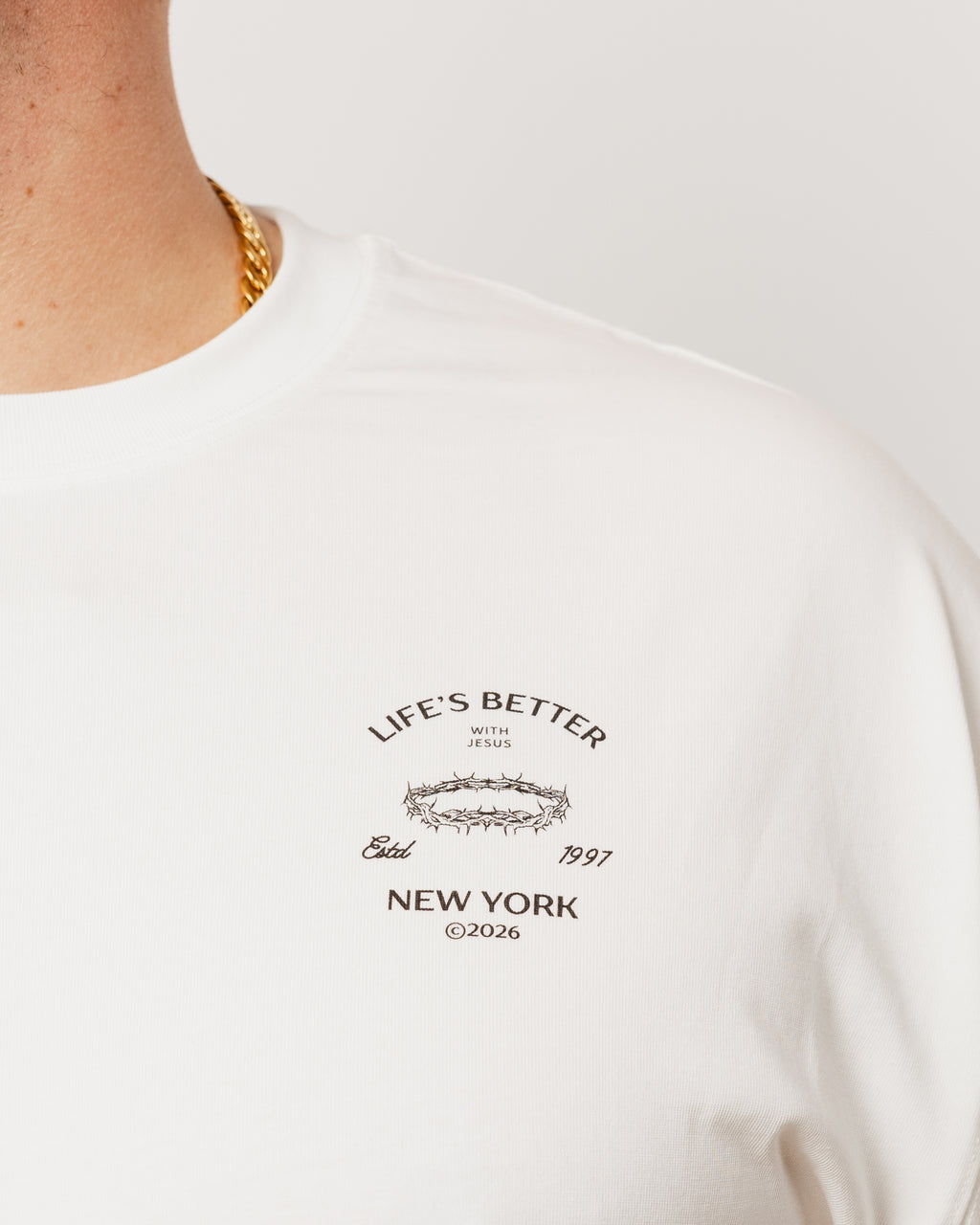 BETTER WITH JESUS T-SHIRT WHITE