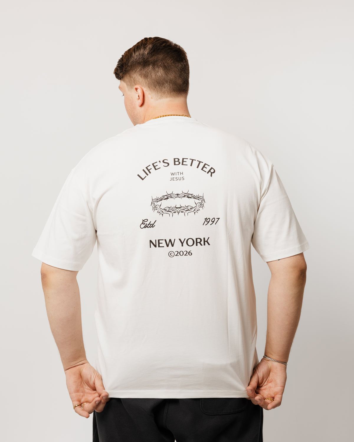 BETTER WITH JESUS T-SHIRT WHITE