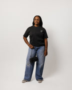 BETTER WITH JESUS VINTAGE DISTRESSED T-SHIRT BLACK