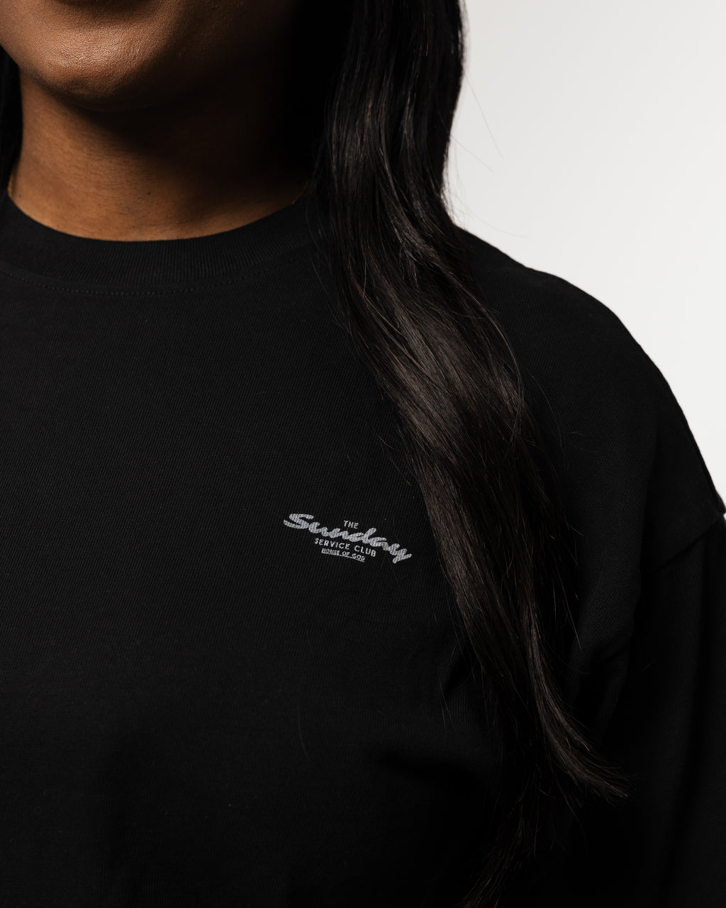 SUNDAY SERVICE CLUB LONG T-SHIRT NAVY