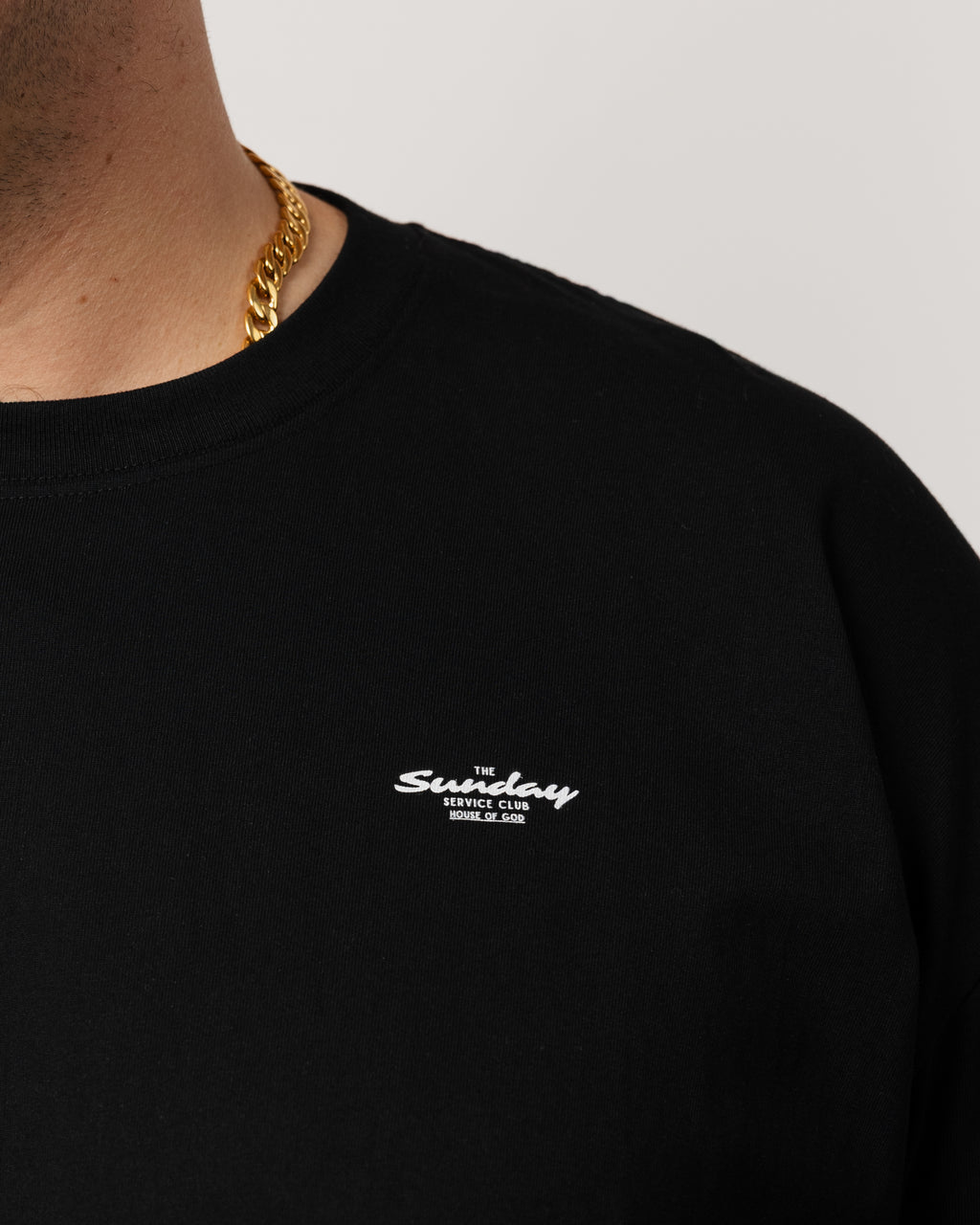 SUNDAY SERVICE CLUB SHORT T-SHIRT BLACK