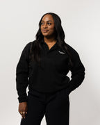 SUNDAY SERVICE CLUB POLO SWEATSHIRT BLACK