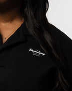 SUNDAY SERVICE CLUB POLO SWEATSHIRT GRAY