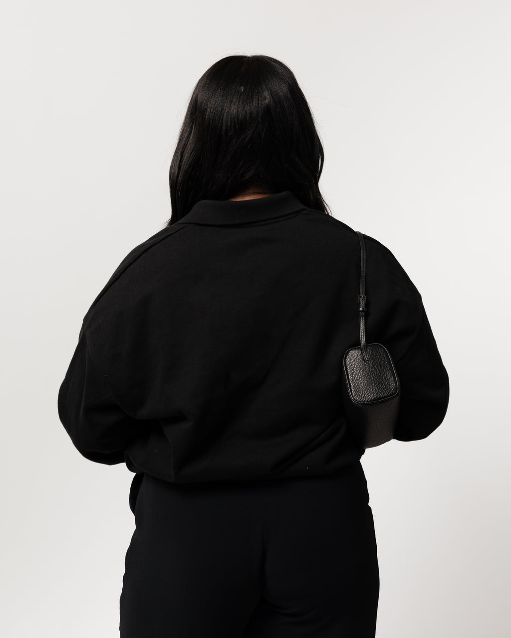 SUNDAY SERVICE CLUB POLO SWEATSHIRT GRAY
