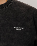 SUNDAY SERVICE CLUB SHORT T-SHIRT WASHED BLACK