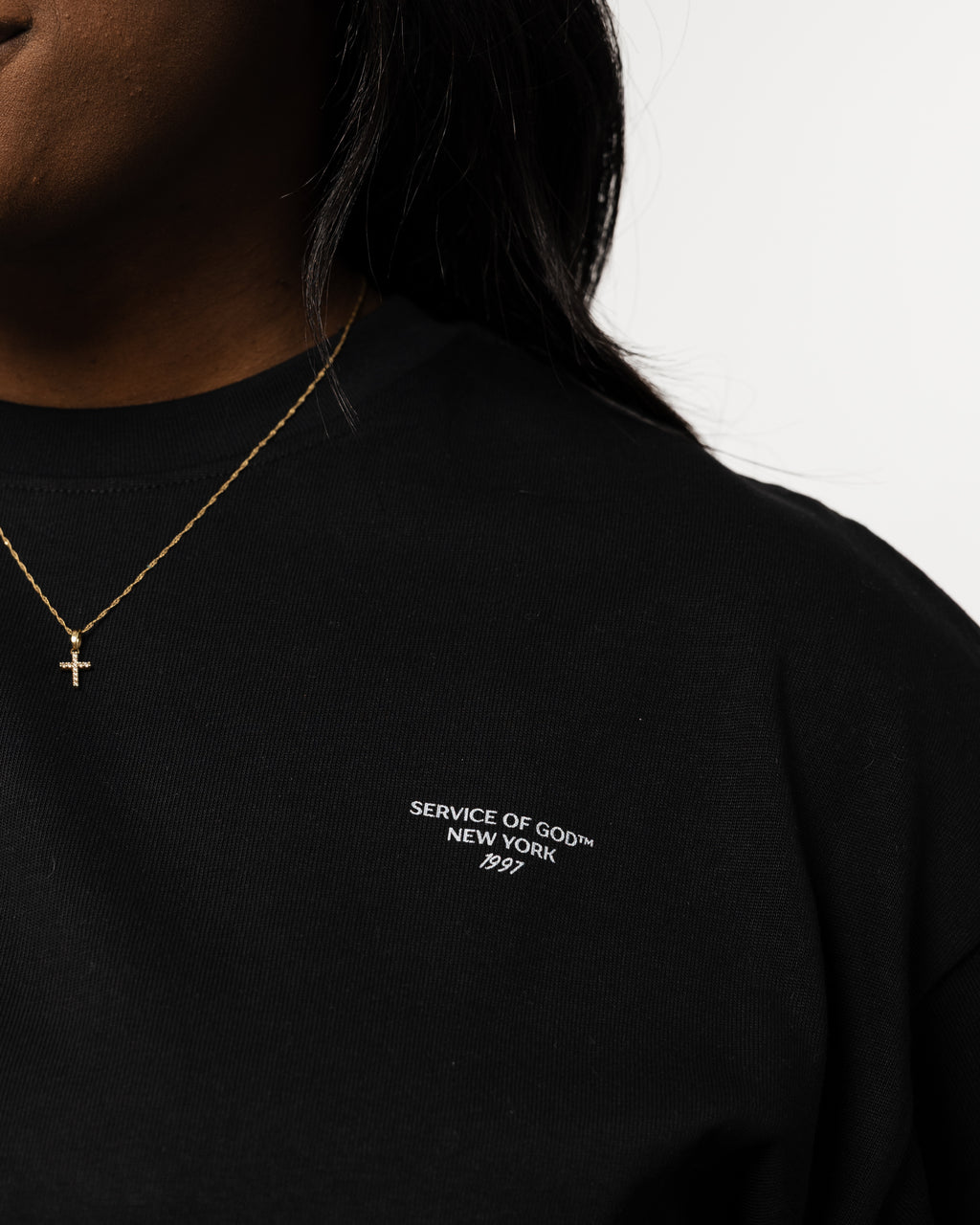 PSALM 91 LONG SLEEVE T-SHIRT BLACK