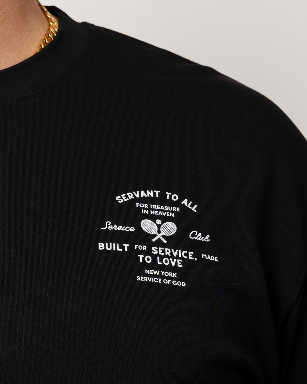 SERVANT FOR ALL T-SHIRT BLACK