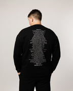 PSALM 91 LONG SLEEVE T-SHIRT BLACK
