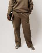 WOMENS SERVANT FOR ALL SWEATPANTS GRAY COFFEE