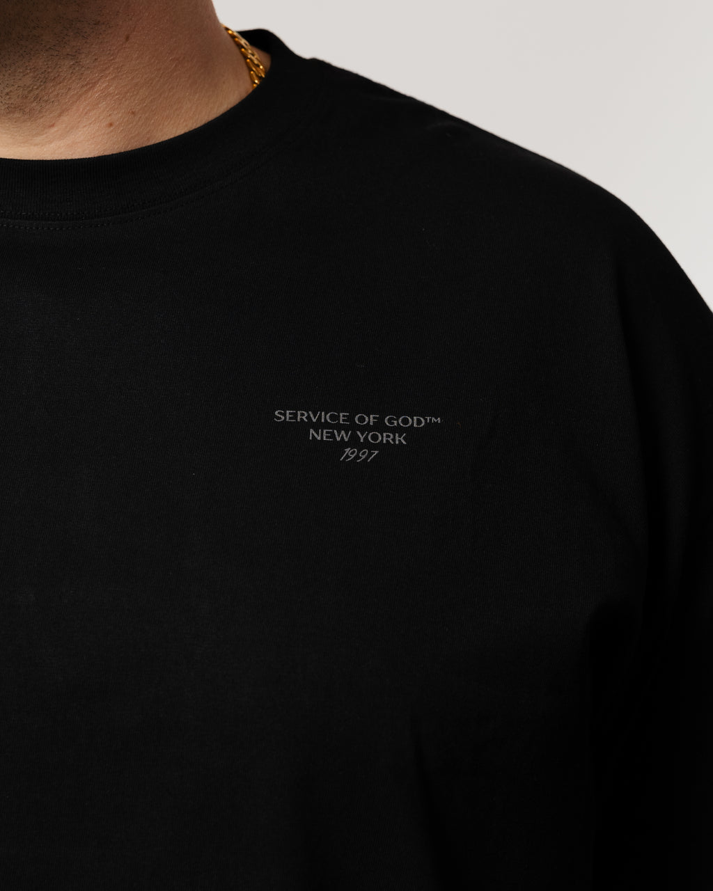 PSALM 28 OVERSIZED T-SHIRT BLACK